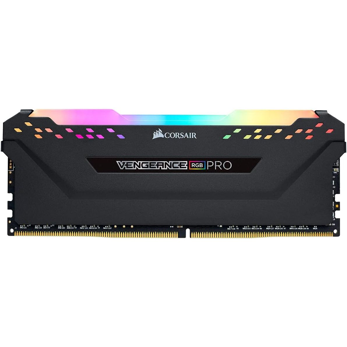 Corsair Vengeance RGB PRO 8GB DDR4 3200MHz CL16 Desktop RAM – 1x8GB, Intel XMP 2.0, Dynamic RGB, Aluminium Heat Spreader – Black